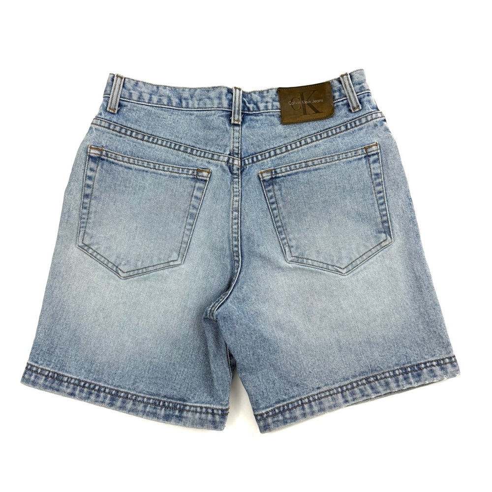 Vintage CK Calvin Klein Jeans Women’s Light Wash Denim Shorts High Waisted